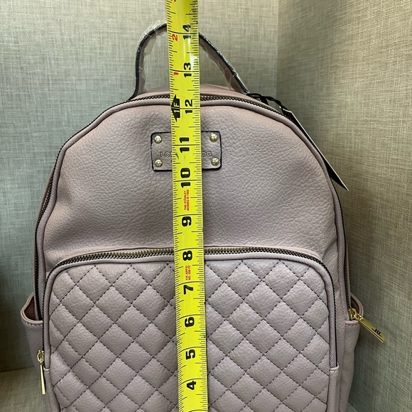 London Fog Dusty Pink Quilted Backpack BNWT - Picture 10 of 11